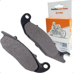 Pastilha Freio Dianteira Orgânica Cofap P/ Honda Cg 150 160 Titan Fan Yamaha Fazer Ys 250 Fz 25