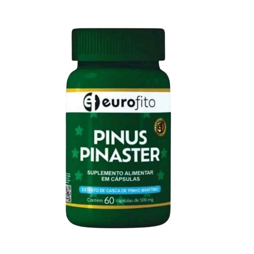 EUROFITO PINUS PINASTER 500MG C/ 60CPS em Oferta na Shopee