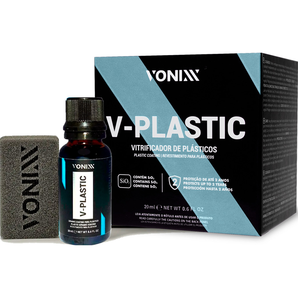 Vitrificador V Plastic Vonixx Para Proteção Plásticos 20ml em Oferta na Shopee