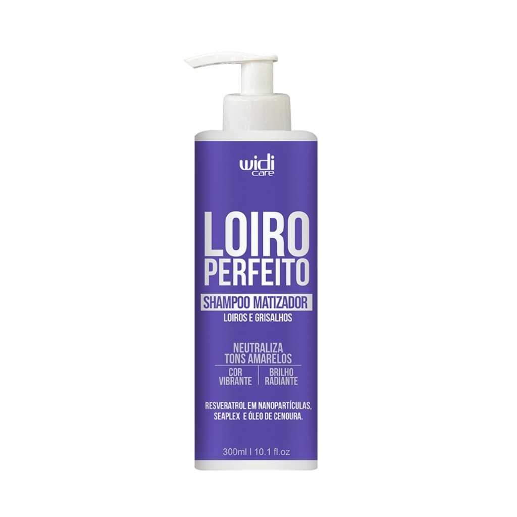 Shampoo Matizador Loiro Perfeito 300ml - Widi Care