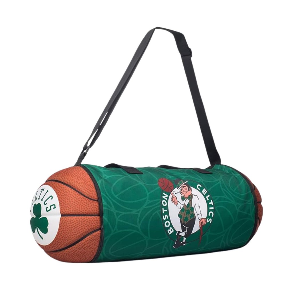 Bolsa Esportiva Oficial Dobrável em forma de Bola de Basquete Boston Celtics Futebol e Magia - 7035