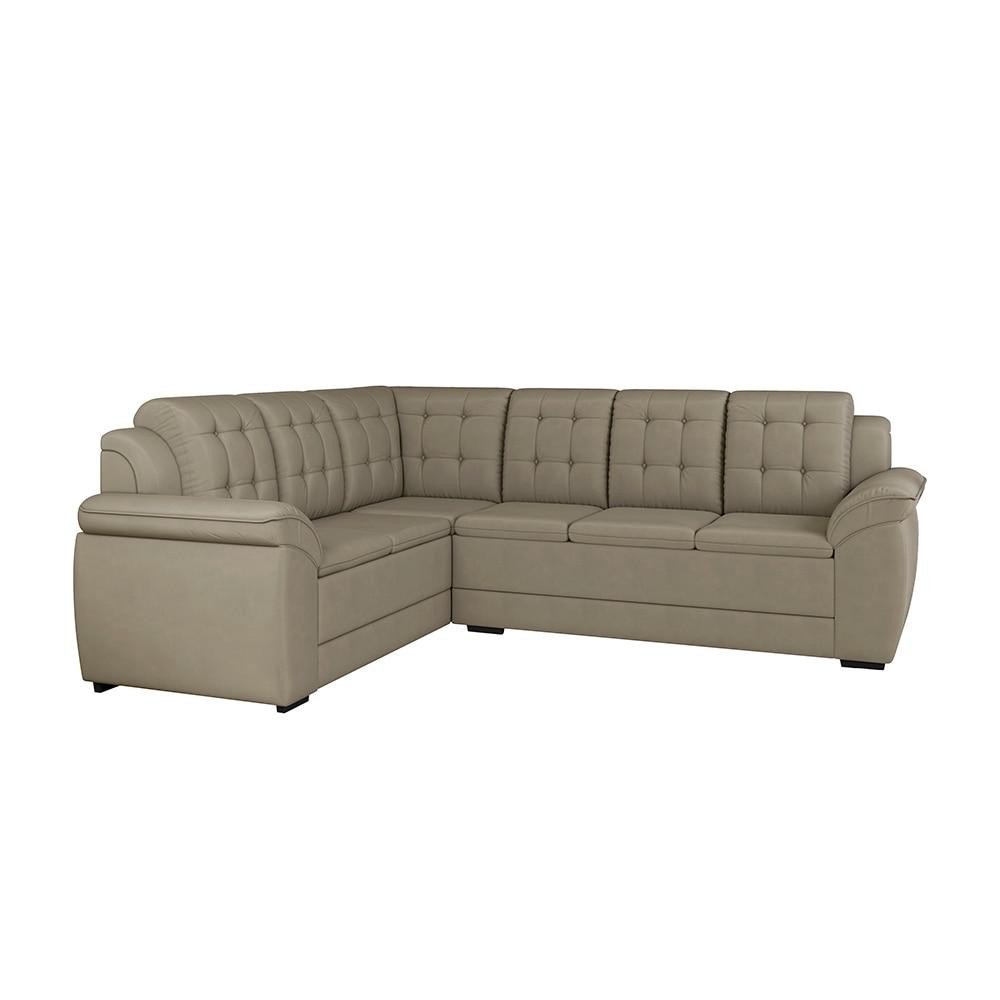 Sofá de Canto Londres Castor Lumalar Grande Benefício Estilo e Conforto para Sua Sala em Oferta na Shopee
