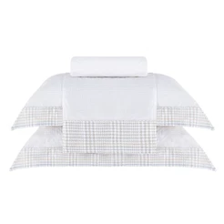 Jogo de Cama Casal Gran Percalle 200 Fios Buddemeyer Castillo 100% Algodão Estampado 4 peças