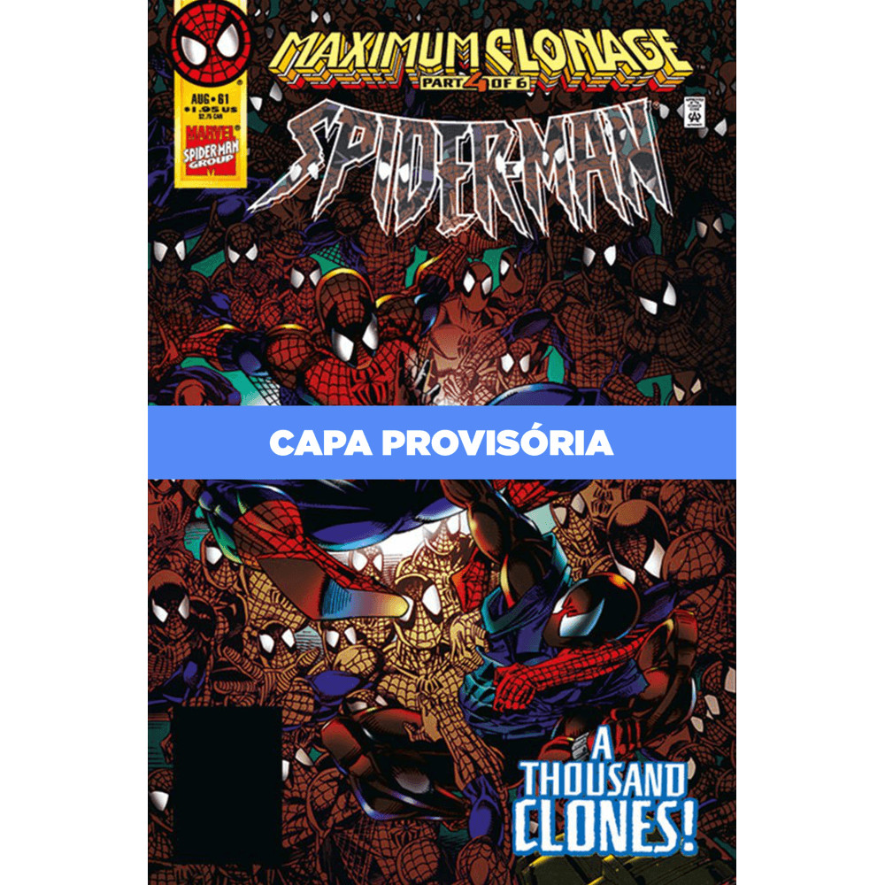 Capa do livro Marvel - Homem-Aranha: A Saga Do Clone Vol. 13 - Novo/Lacrado - Editora Panini -