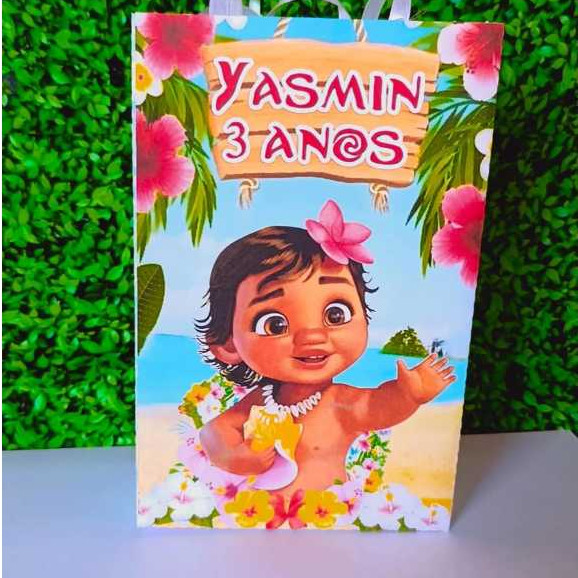 Sacolinha Personalizada Lembrancinhas Festa Infantil | Kit 10 a 50 un | Aniversário Temático