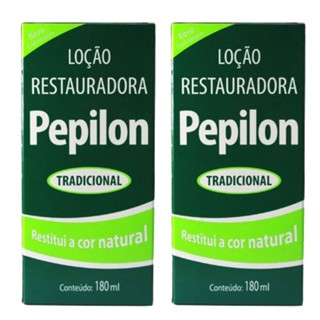 Kit 2 Loção Capilar Restauradora Tradicional 180Ml - Pepilon em Oferta na Shopee