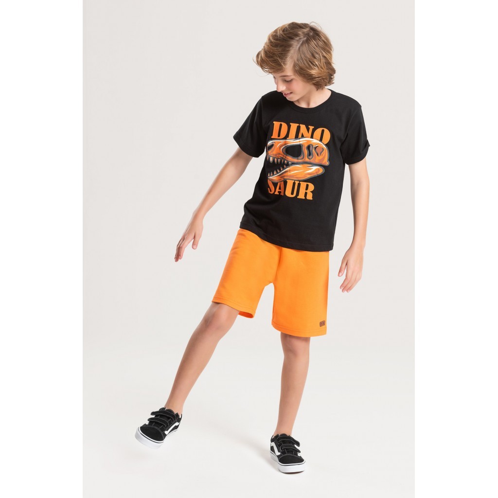 Conjunto Masculino Infantil Fóssil De Dino em Oferta na Shopee