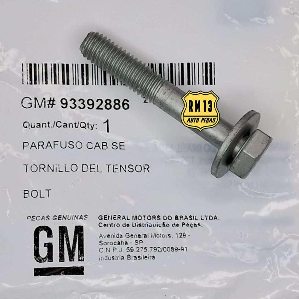Parafuso Esticador Correia Dentada GM 11084141 93392886