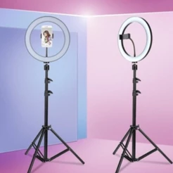 Ring Light Iluminador 10 Polegadas Com Tripé De 2.10 Metro SU