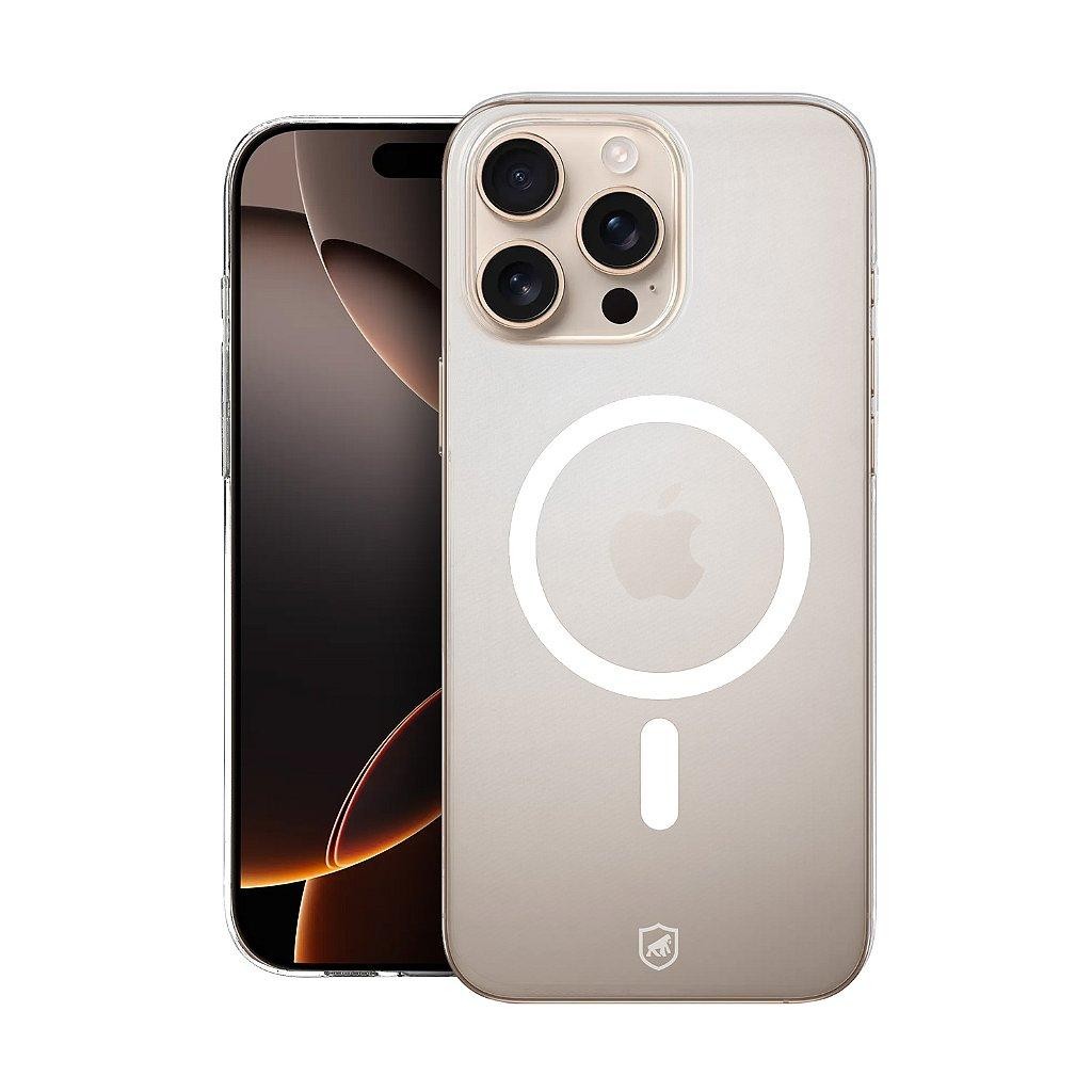 Capa case capinha para iPhone 16 Pro - Crystal Slim Magsafe - NÃO AMARELA em Oferta na Shopee