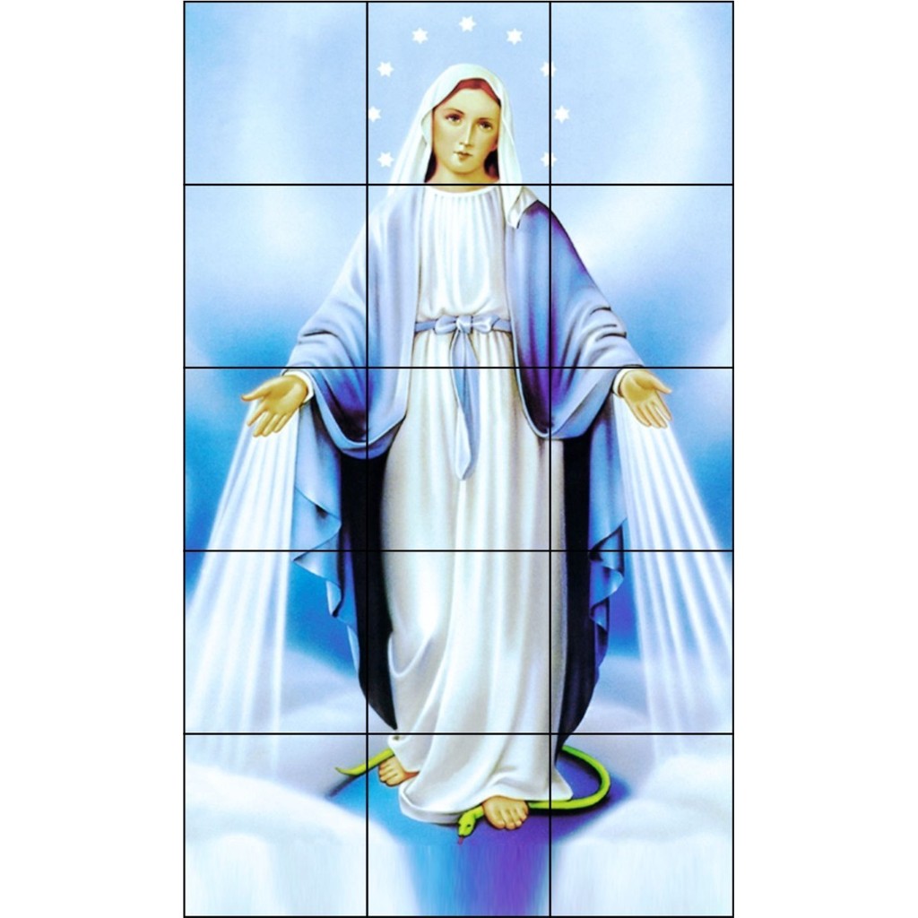 Mosaico Nossa Senhora Das Graças (médio) - 100% Azulejo