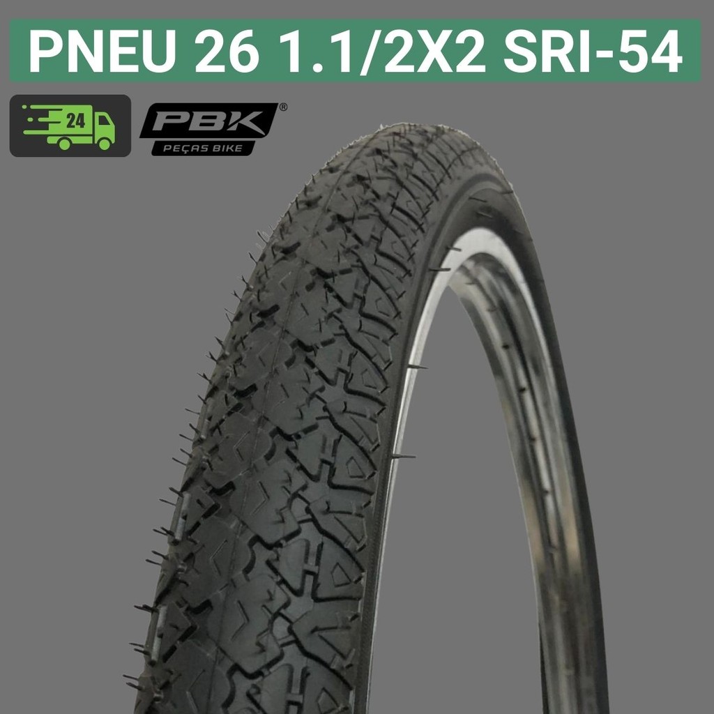 Pneu Aro 26 Bicicleta Pneu 26 X 1.1/2X2 Pneu Caloi Barra Forte Pneu Monark Barra Circular Pneu Paco