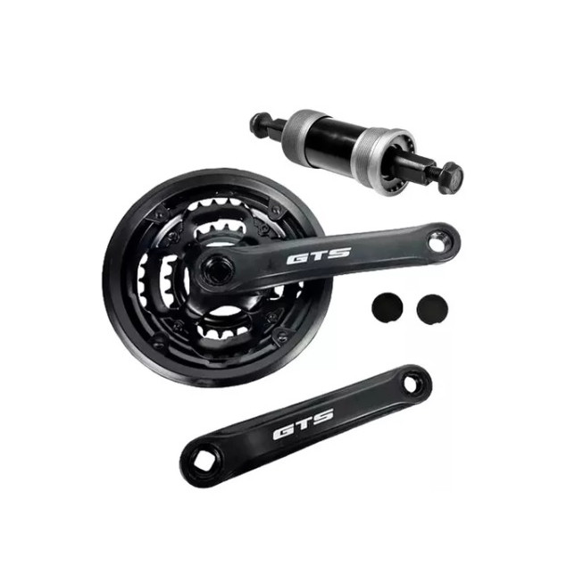 Kit Pedivela Gts 34.7mm 42D + Movimento Central Rolamento Selado 122mm Bike Aro 26 e 29