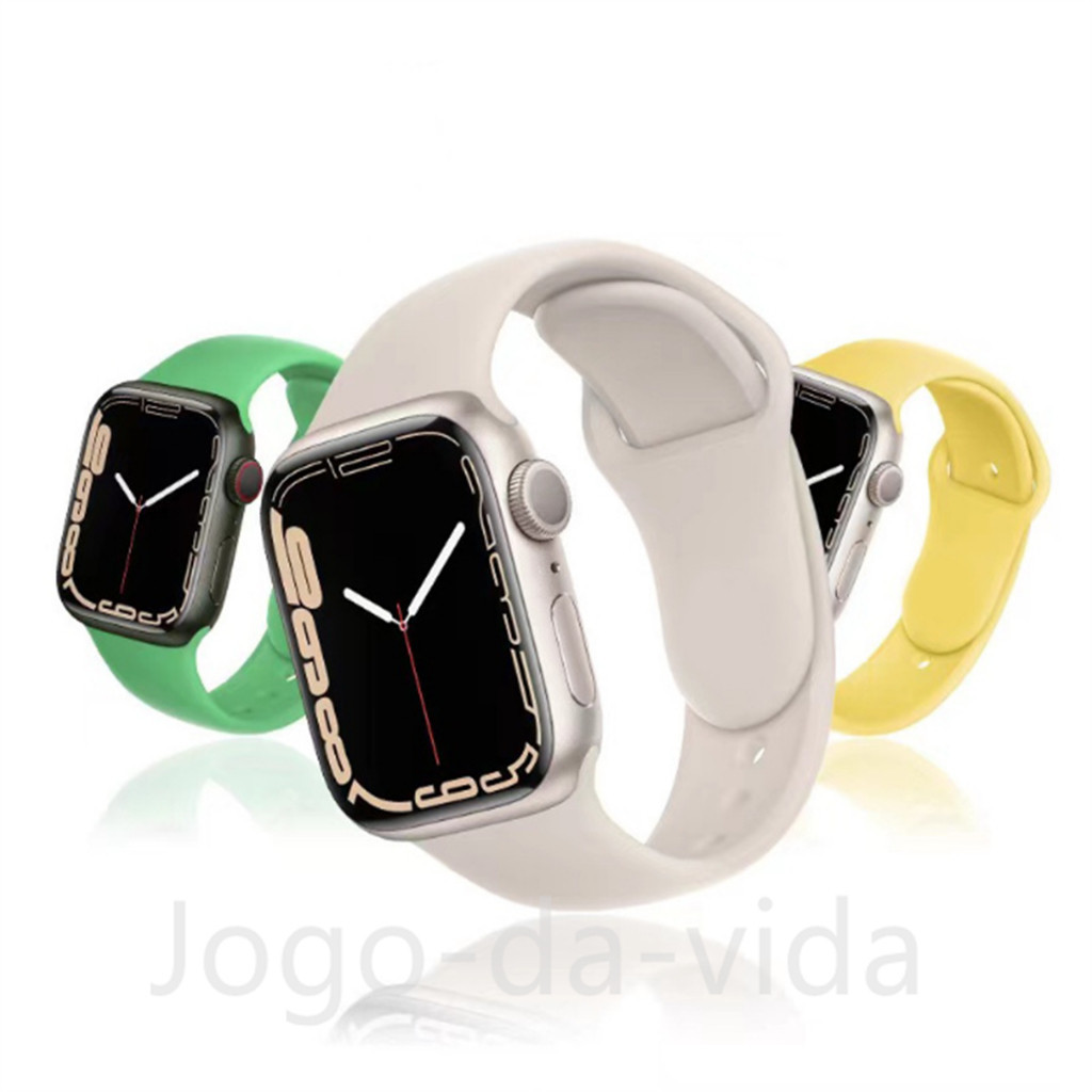 pulseira silicone Suave compatível Apple Watch ultra 49mm e smartwatch 45 44 42mm/38 40 41mm DK store DK store