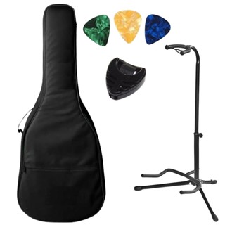 Capa Bag Luxo Almofadada Violão+ Suporte Chão+3 Palhetas+ Porta Palhetas em Oferta na Shopee