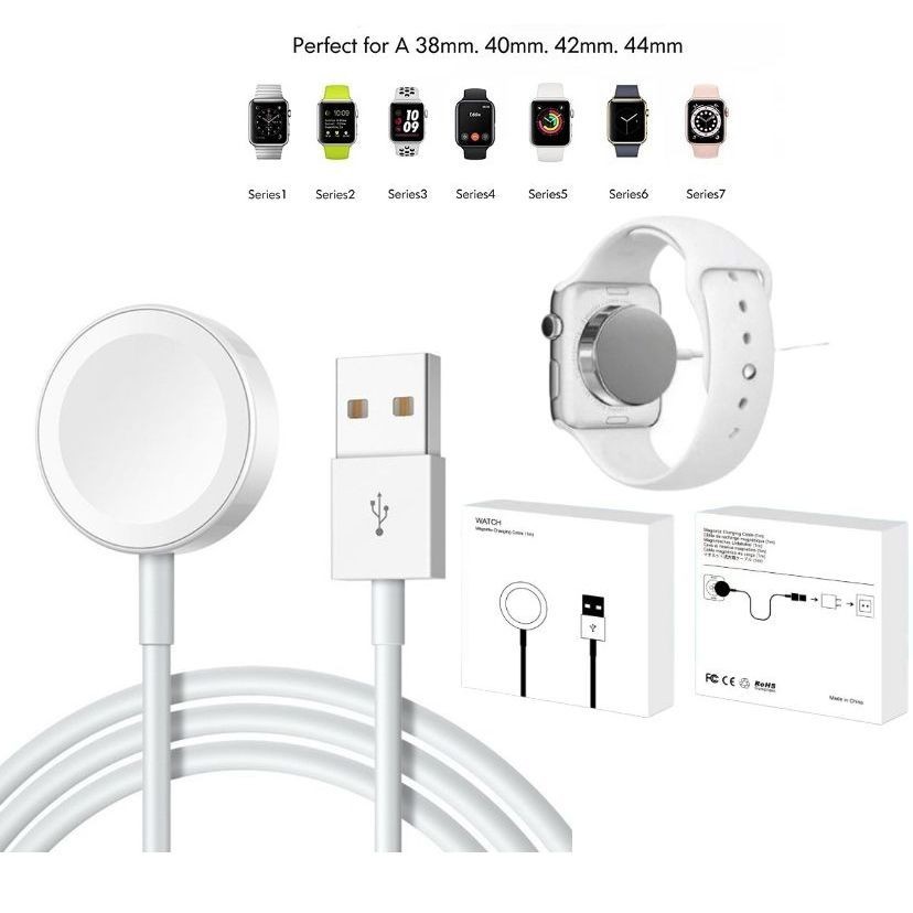 CABO Carregador PARA Relógio Smartwatch Apple Watch Original Series 3 4 5 6 7 Magnético Indução USB