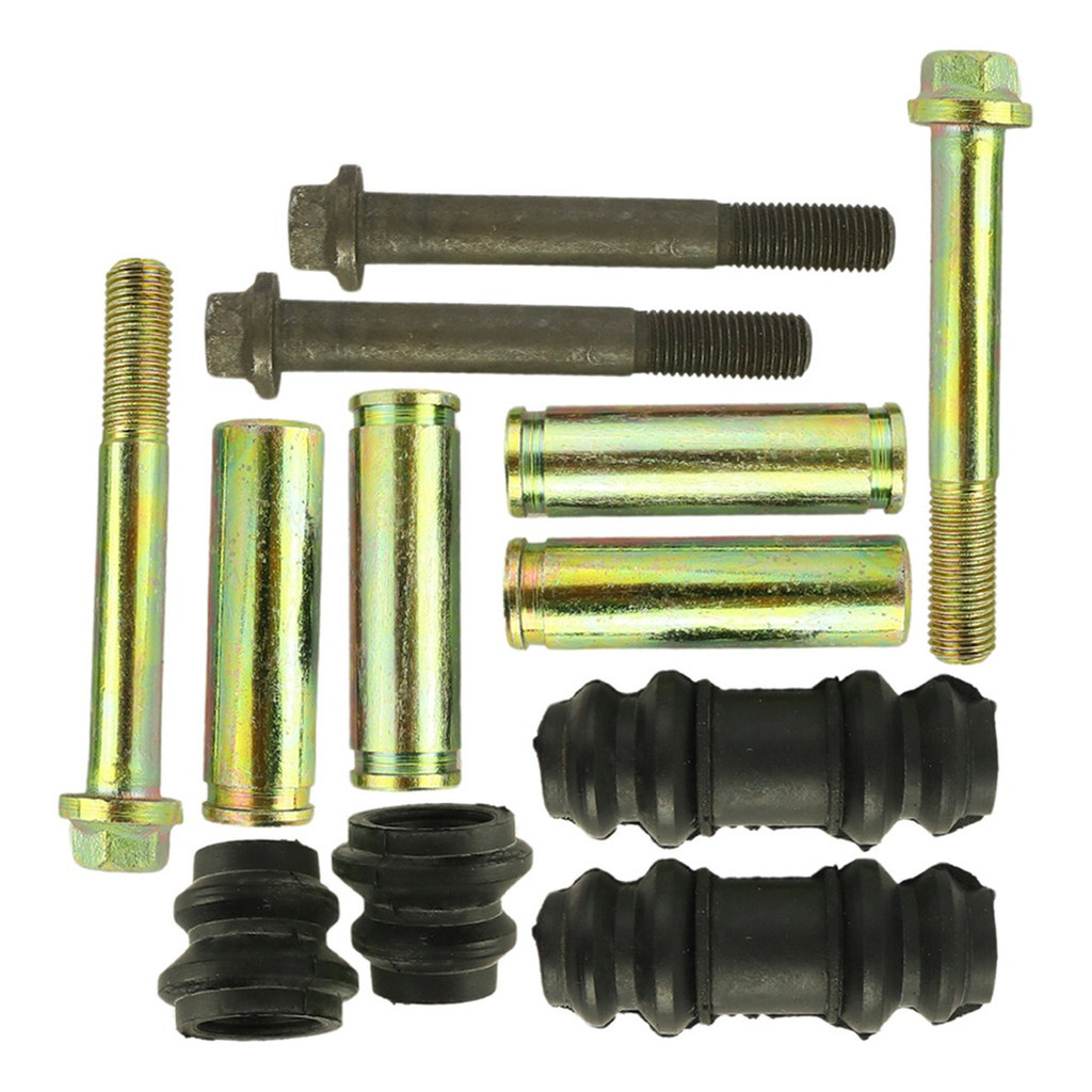 Kit 2 Jogos de Pinos da Pinça de Freio Dianteira L200 L-200 4x4 L GL GLS Quadrada - 1997 A 2007