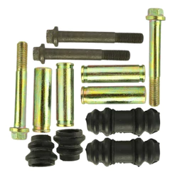 Kit 2 Jogos de Pinos da Pinça de Freio Dianteira L200 L-200 4x4 L GL GLS Quadrada - 1997 A 2007