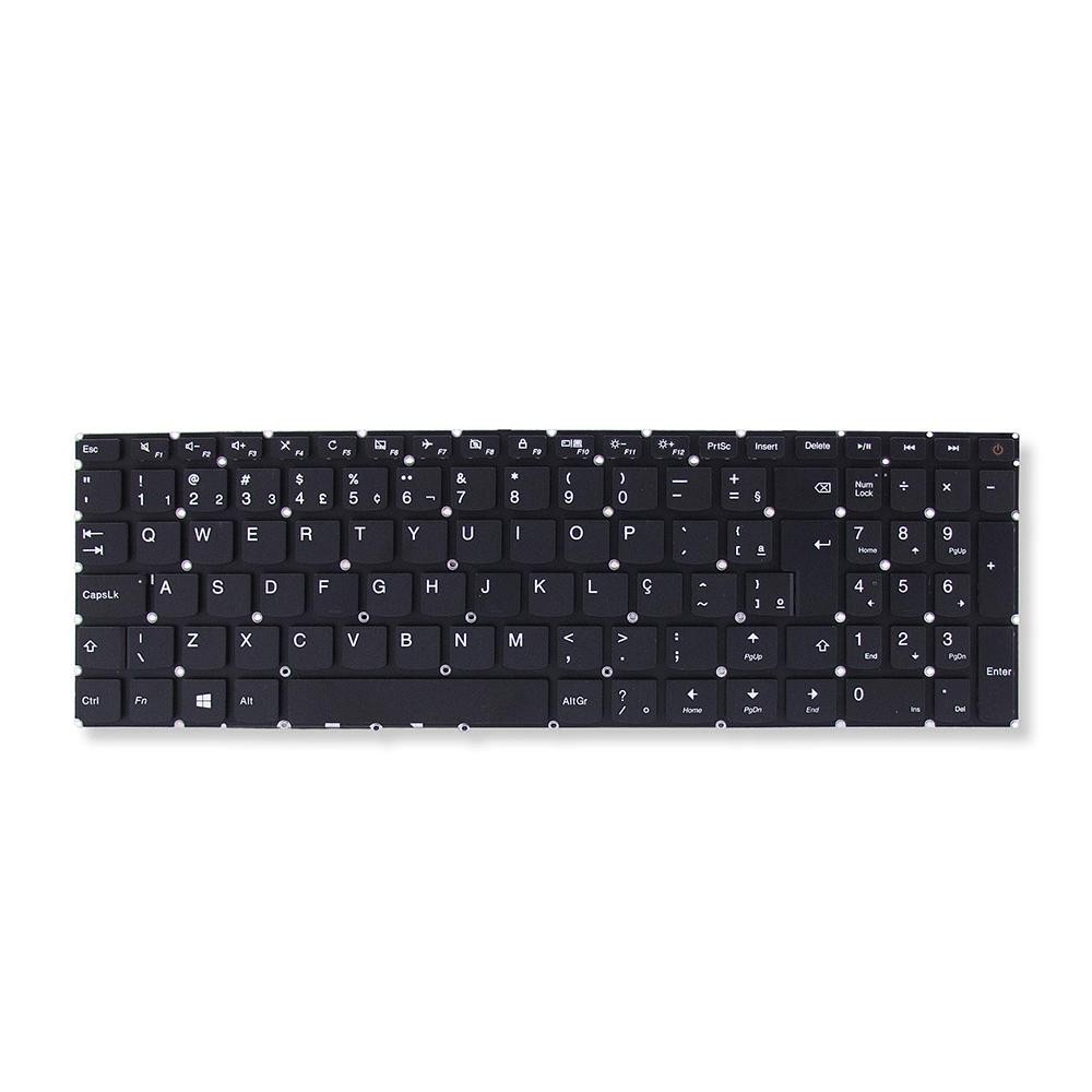 Teclado para Notebook Lenovo Ideapad 110-15IBR | Preto ABNT2 - Computers & Accessories