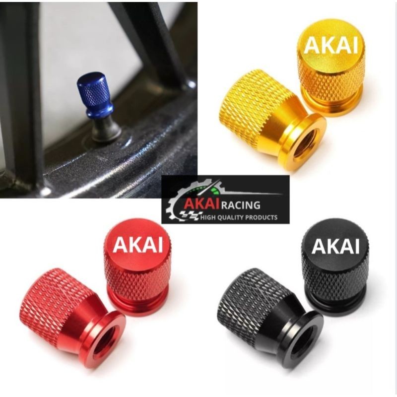Tampa De Válvula cnc Completa Akai , De Variação De Motocicleta , 1 Conjunto De 2 Peças , Tampas Luminosas Para E Carro