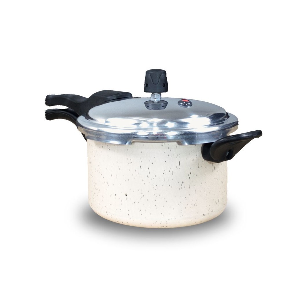 Imagem Panela De Pressão Fechamento Externo Teflon 2,5L Antiaderente Granito