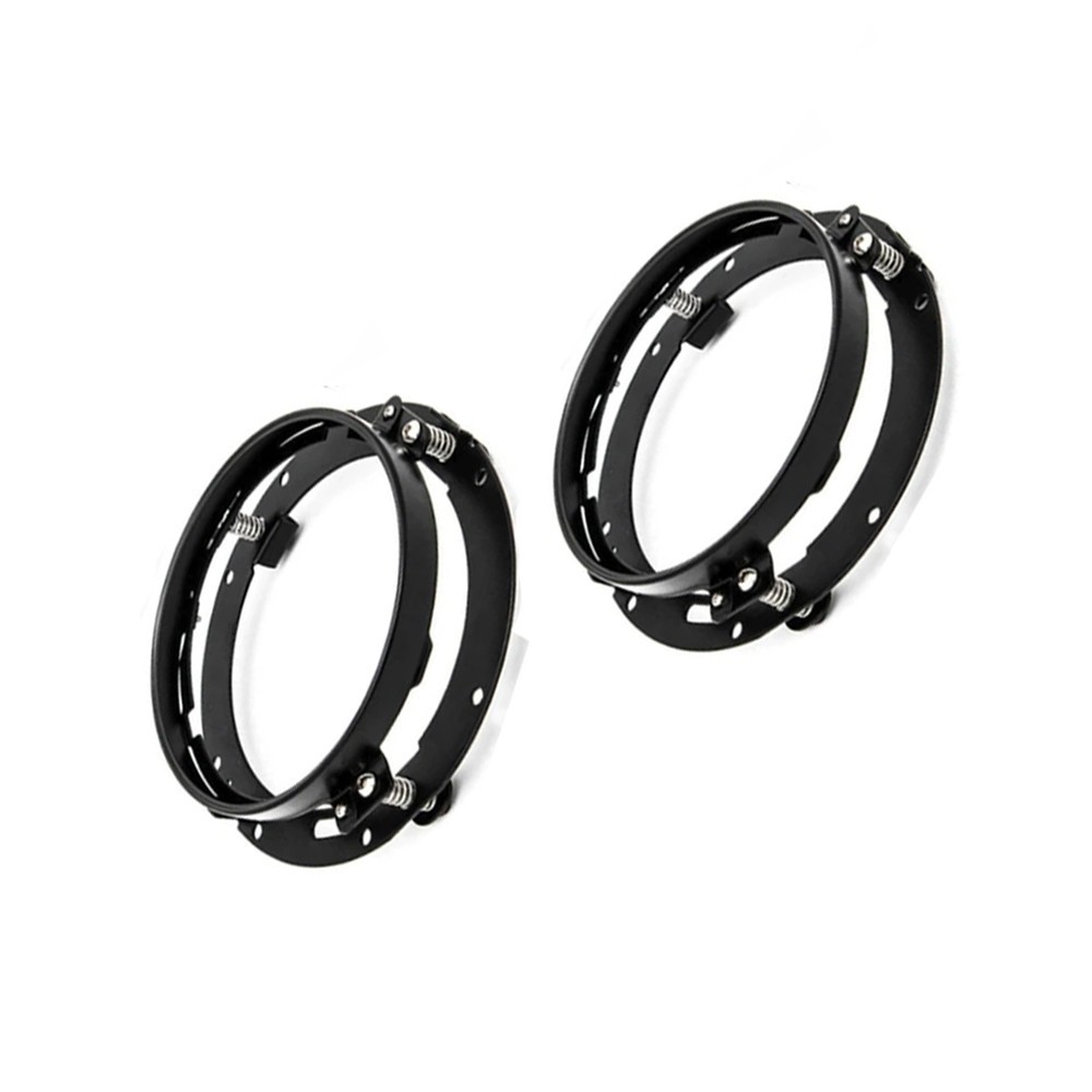 Suporte Farol Led 7 Polegadas Led Milha Jeep Troller Fusca Kombi Universal