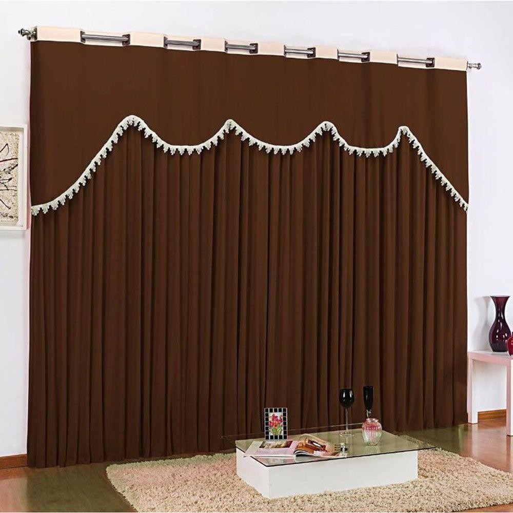 Cortina Maya Tecido Malha Gel 2,00 X 1,80M Alt Tabaco em Oferta na Shopee