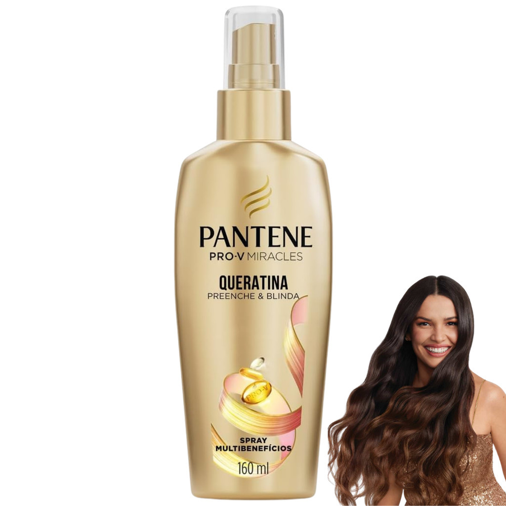 Pantene Spray Pro-V Extremo Queratina Hidratação Restauração Preenche Blinda Multibenefícios