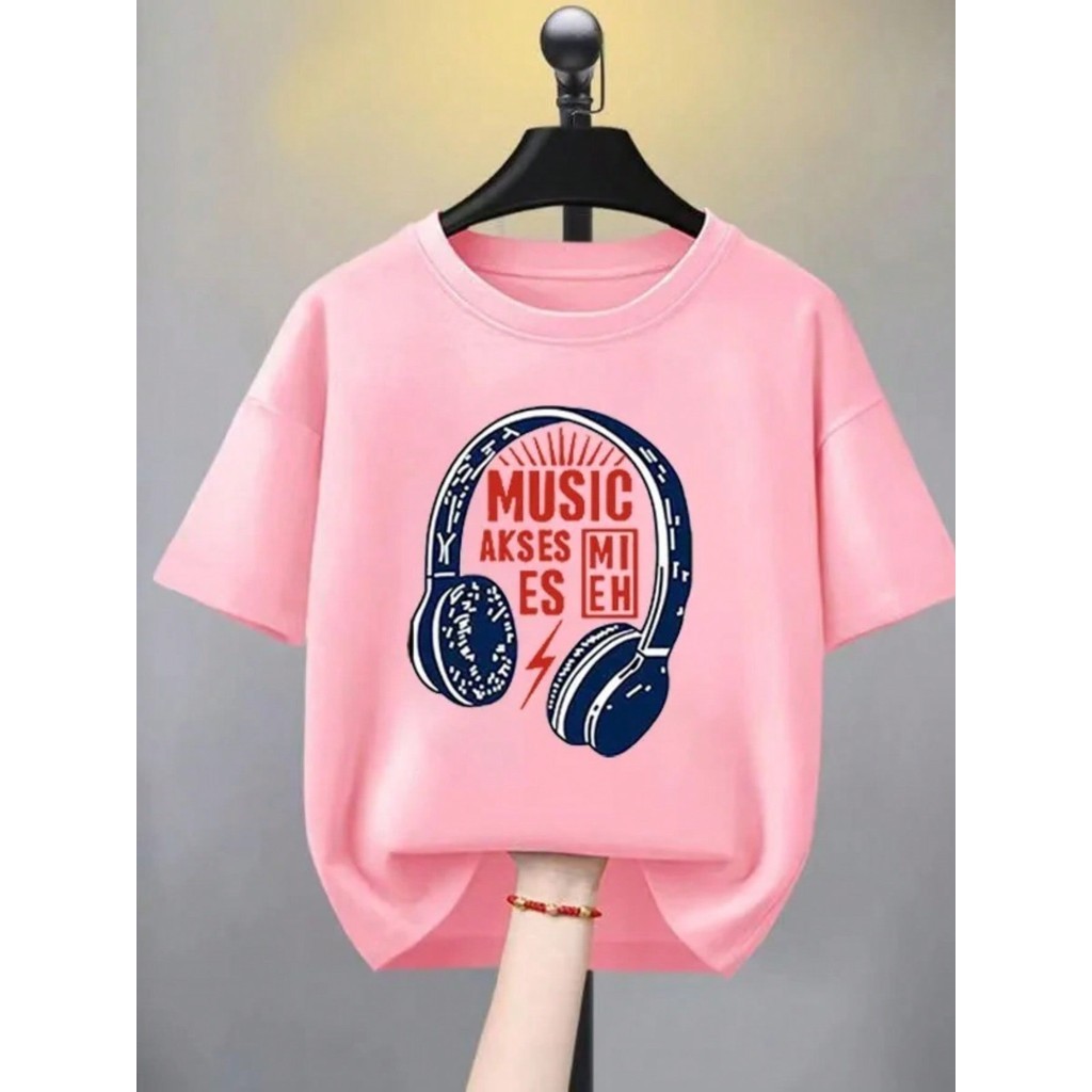 Meninos e meninas dos desenhos animados impressos t-shirt, roupas infantis, top elegante, esportes, roupas infantis, 100% algodão, verão