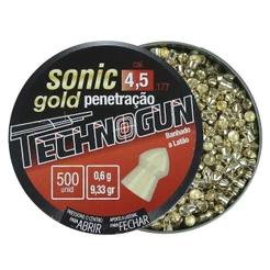 CHUMBINHO TECHNOGUN SONIC GOLD PENETRAÇÃO 9,33GR 500UN. 4.5MM