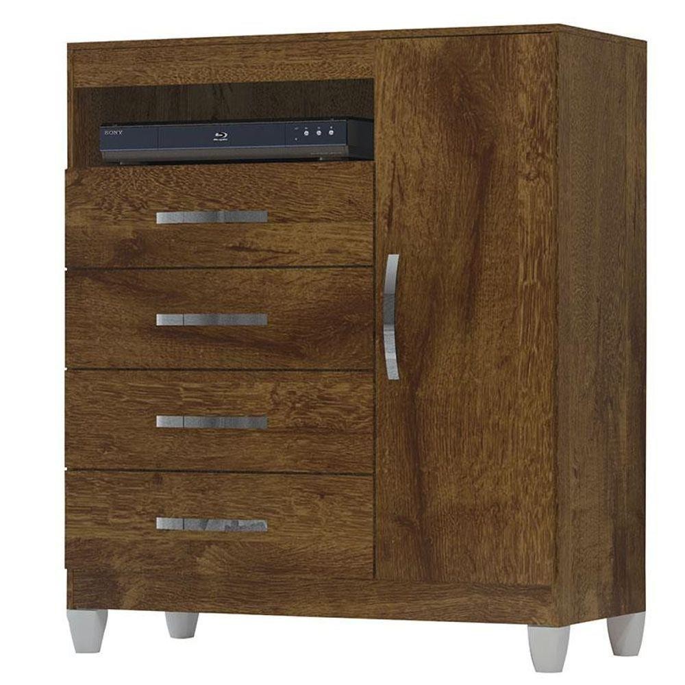 Cômoda Sapateira Cannes Malbec - Incorplac em Oferta na Shopee