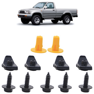 Kit Grampo Presilha Moldura Paralama Dianteiro Hilux 2001 2002 2003 2004 2005 11 Peças em Oferta na Shopee