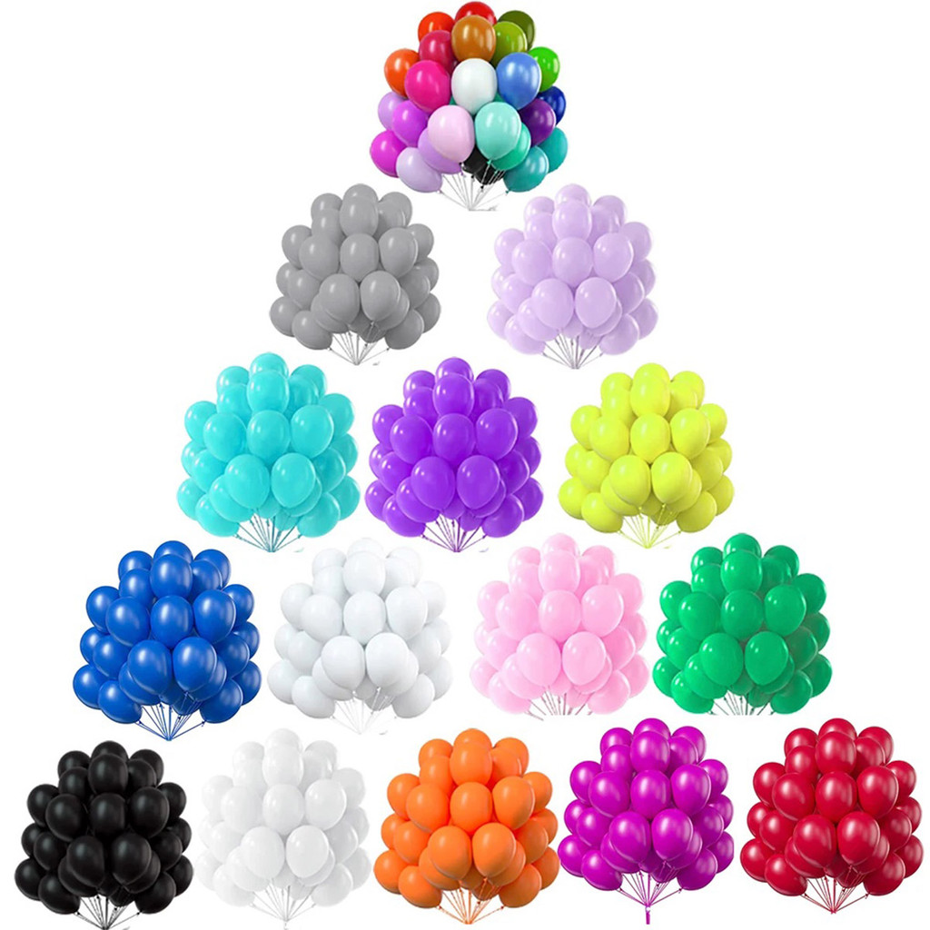 Bexiga Balão Liso Redondo 9 Polegadas 100 Unidades - Premium em Oferta na Shopee