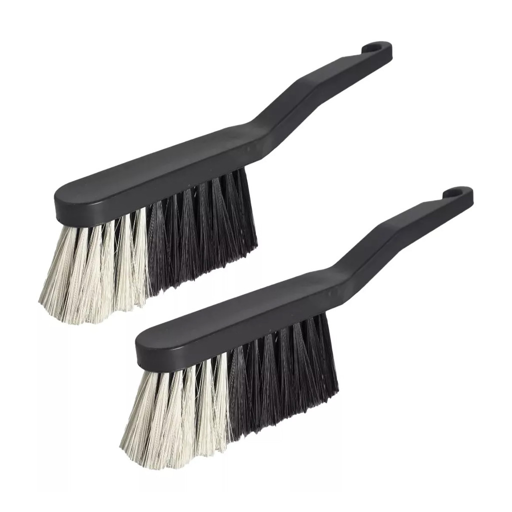 Kit 2 Unidades Escova ESPANADEIRA Mesa Cerdas Macias Para Farelos Pelos Pó Poeira Terra Teclados Estofados Veículos