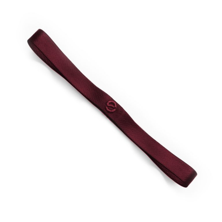 Elastic band - Faixa de cabelo vinho bordô com silicone - DOLKZ