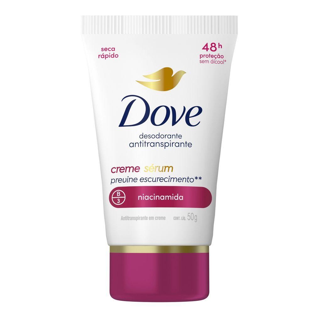 Detalhes do Desodorante Dove Creme Sérum Previne Escurecimento 50g