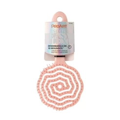 Escova de Cabelo Floral Proart Easy Flexi Rosa
