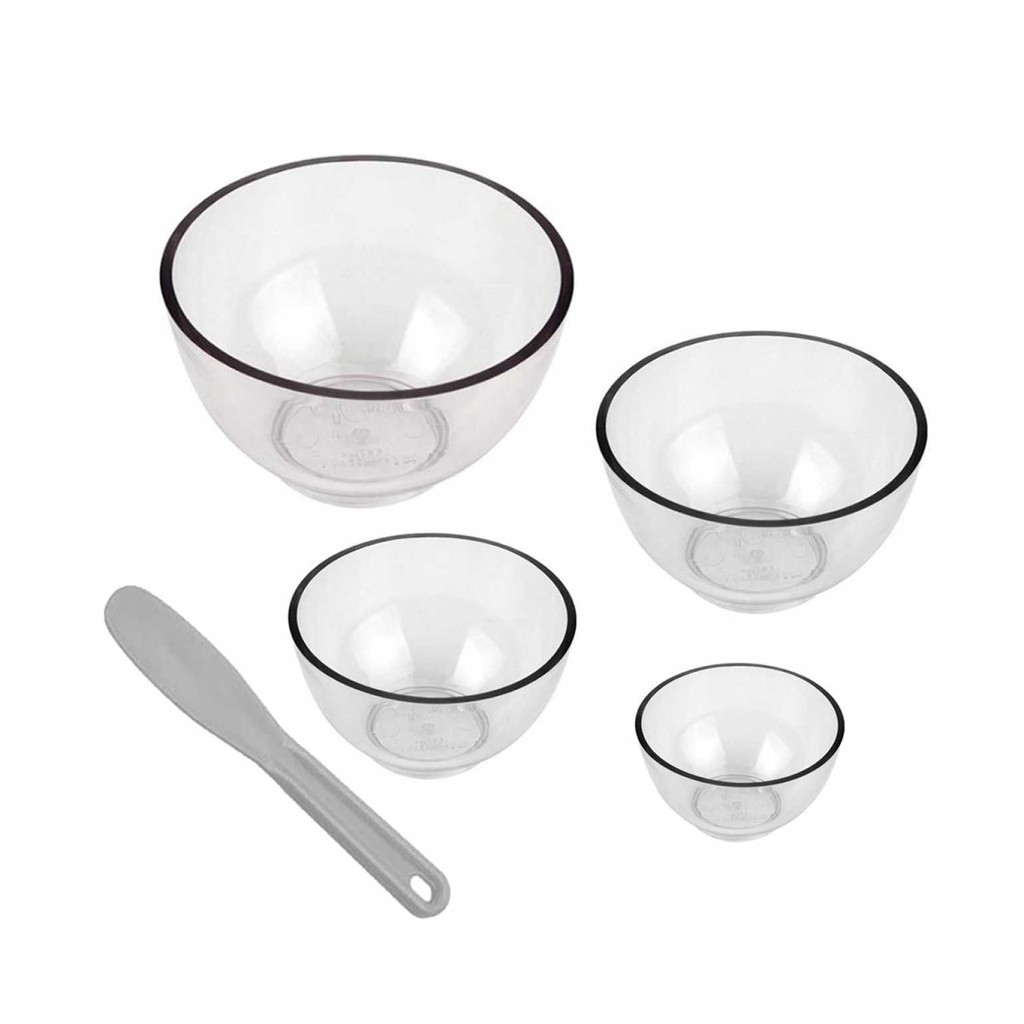 Kit Cubetas Estética de Silicone com Espátula Transparente OGP c/ 4 Unidades em Oferta na Shopee