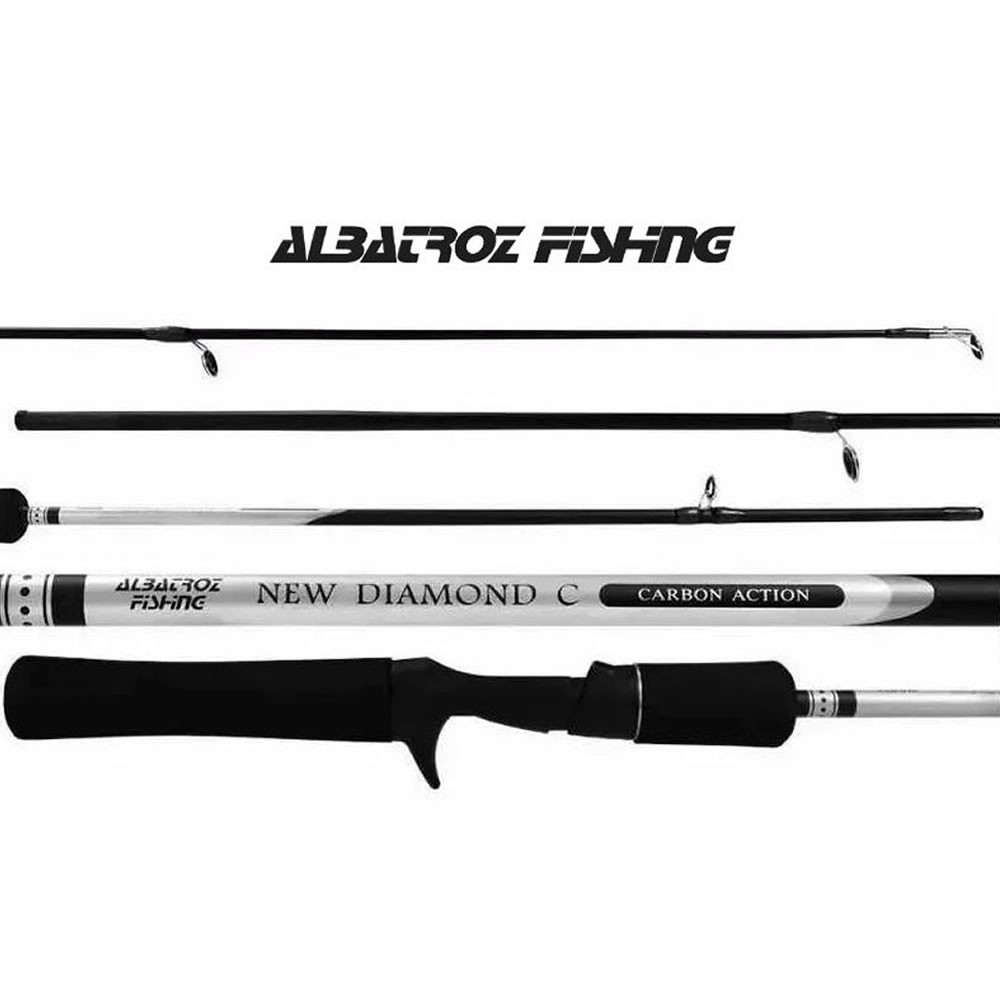 Vara Para Carretilha Albatroz New Diamond C 562 Carbono 1,68m  Blank Fabricado em Carbono
