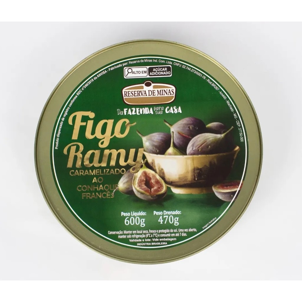 Figo Ramy Caramelizado ao Conhaque Francês - Reserva de Minas em Oferta na Shopee