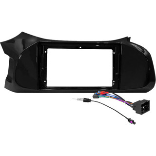 Kit Moldura Painel 9 Pol Onix 2012 2013 2014 2015 2016 2017 2018 2 Din Black Piano Chicote Som Plug Antena em Oferta na Shopee