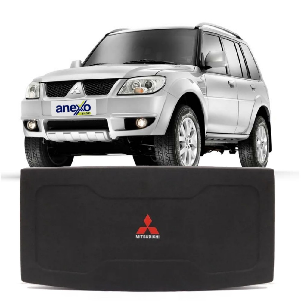 Tampão Mitsubishi Pajero TR4 2007 a 2015 R-Acoustic 2137 Bagagito Traseiro MDF Carpete Grafite