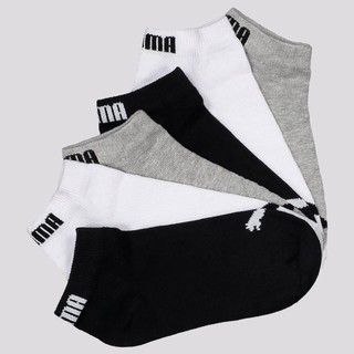 Kit Meia Puma Sapatilha 6 Pares Infantil Cinza em Oferta na Shopee