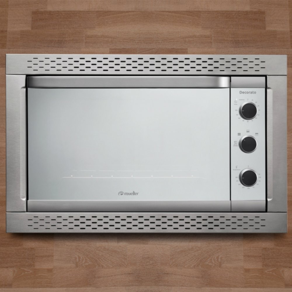 Forno Elétrico de Embutir Mueller Decorato Inox 44L - Home Appliances