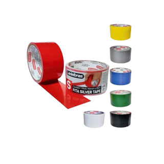 FITA SILVER TAPE MULTIUSO VERMELHA ADELBRAS 48mm X 5m em Oferta na Shopee
