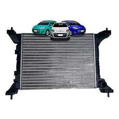 RADIADOR UNO VIVACE WAY GRAND SIENA ANO 2012 2013 2014 2015 2016 2017 2018 2019 2020 MODELO DENSO