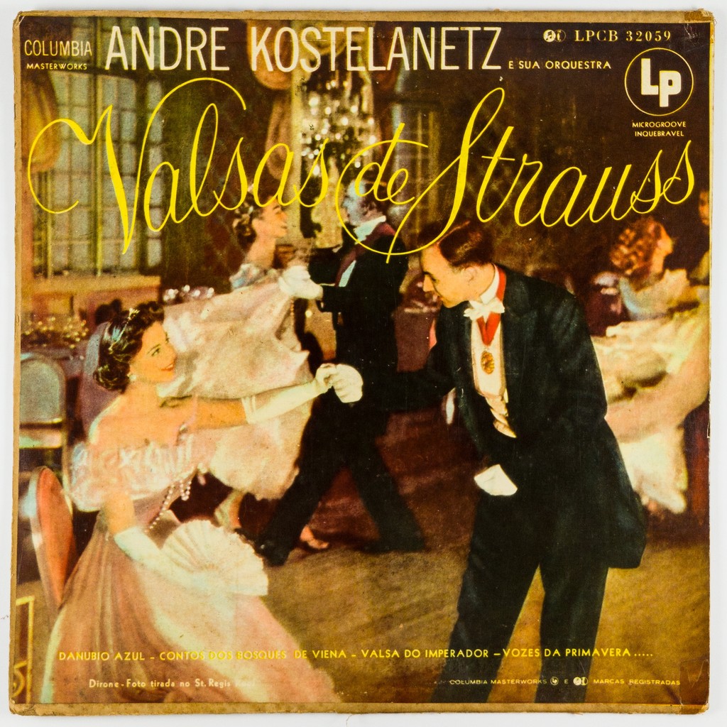 Disco Vinil LP Andre Kostelanetz Valsas de Strauss