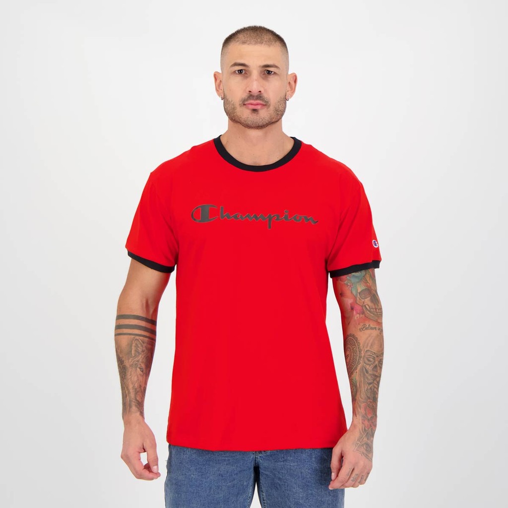 Camiseta Champion Life Detail Vermelha