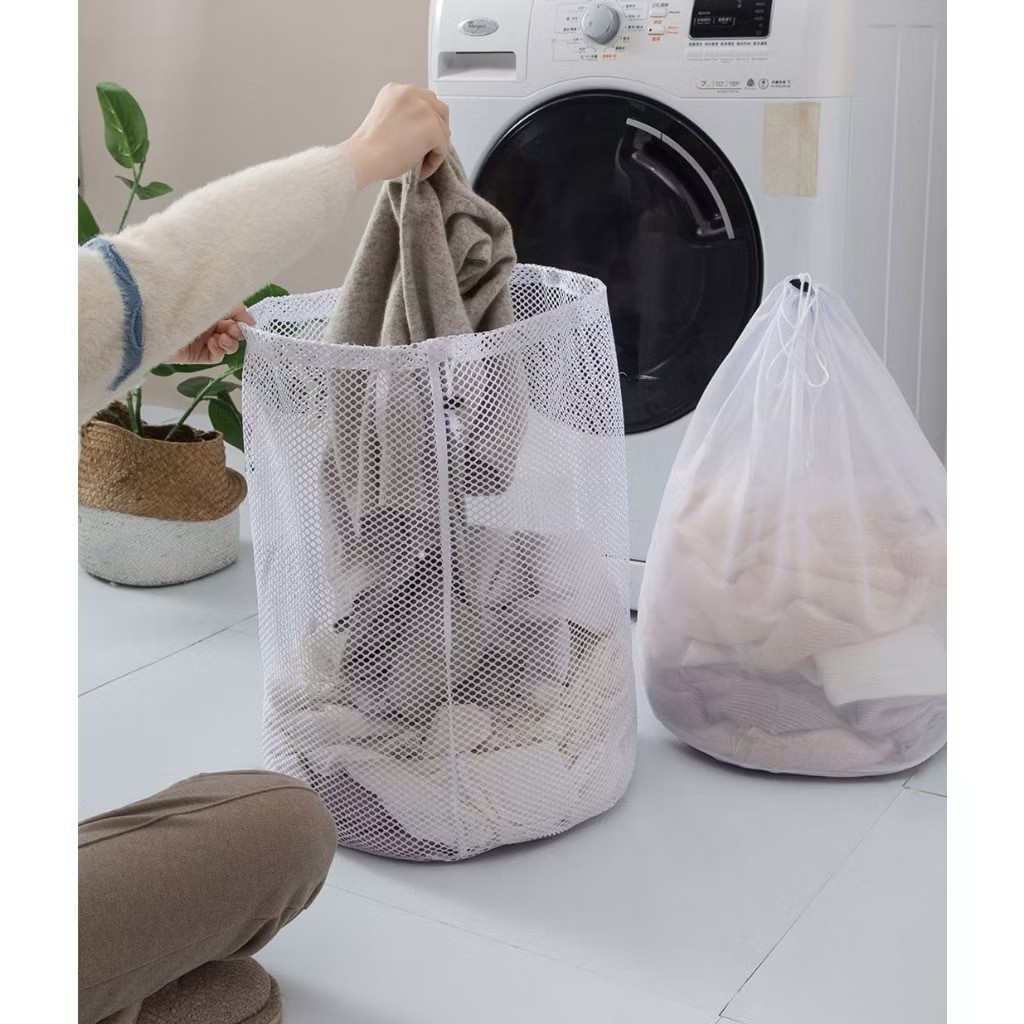 Saco Organizador Roupa Suja Dobrável Multiuso em Oferta na Shopee