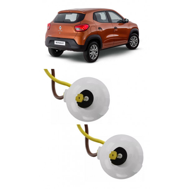 Par Soquete Lampada Lanterna Seta Ré 1 Polo Kwid 2017 a 2021